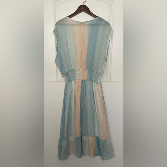 Rails Ashlyn Dress Sunset Gradient Midi Dress XL - Picture 2 of 12